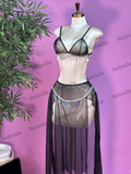 3 Set Sheer Belly Dance standard size