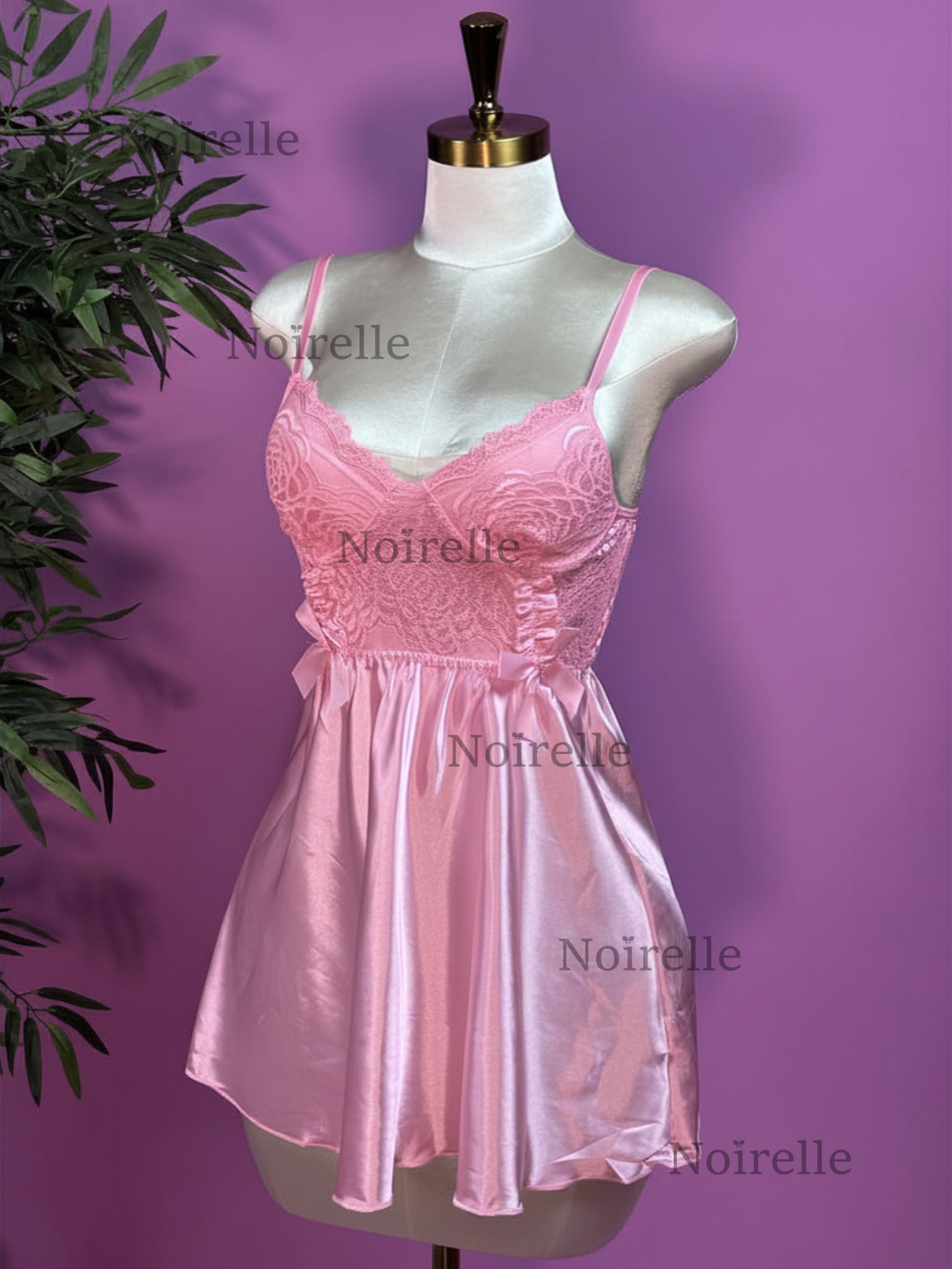 Elegant Lace Slip & Sheer Robe 3 Set standard size